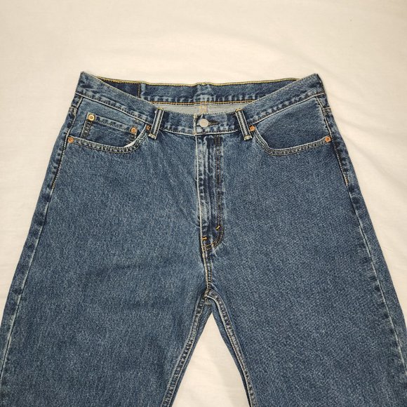 LEVI'S 550 VINTAGE Mom Jeans Regular Fit Straight Leg High Rise W36 L30 100% Cot - Picture 9 of 15